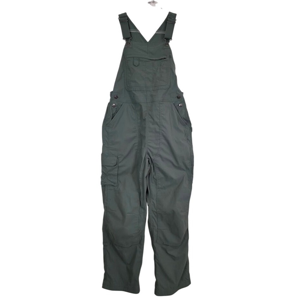 Duluth Trading Co Womens M Overalls Green Heirloom Gardening Ripstop 3237-25